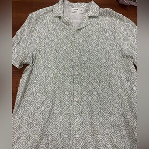 Men's Green Patterned Shirt